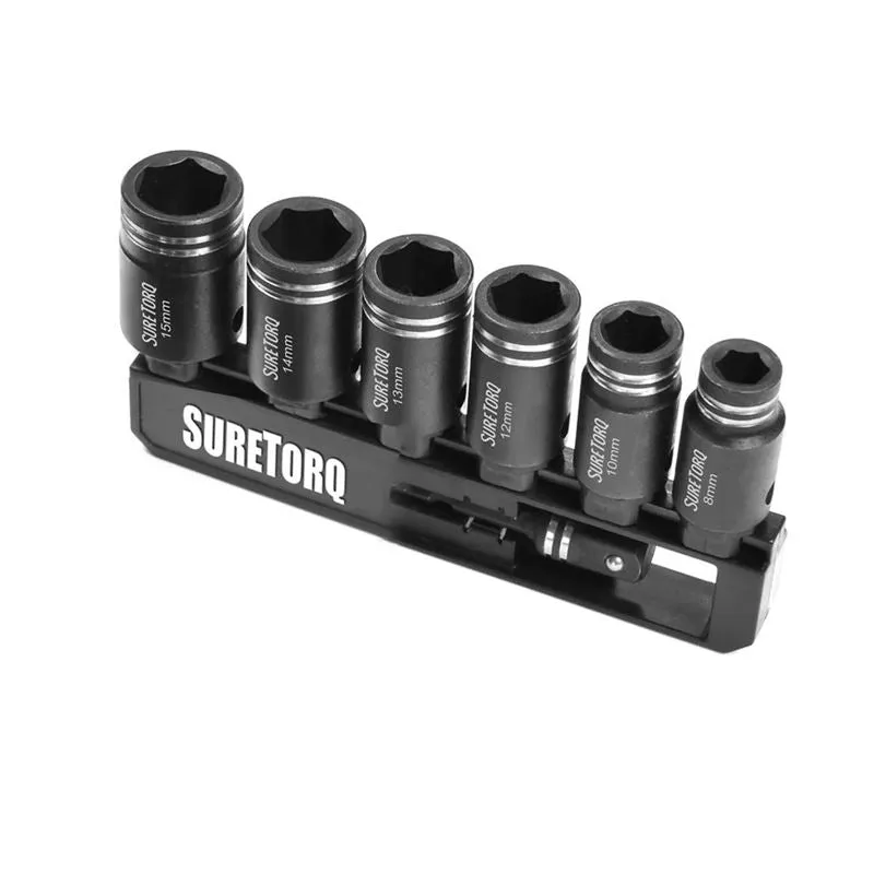 SURETORQ 0370-0702CA 7 PC Impact Socket Set – METRIC