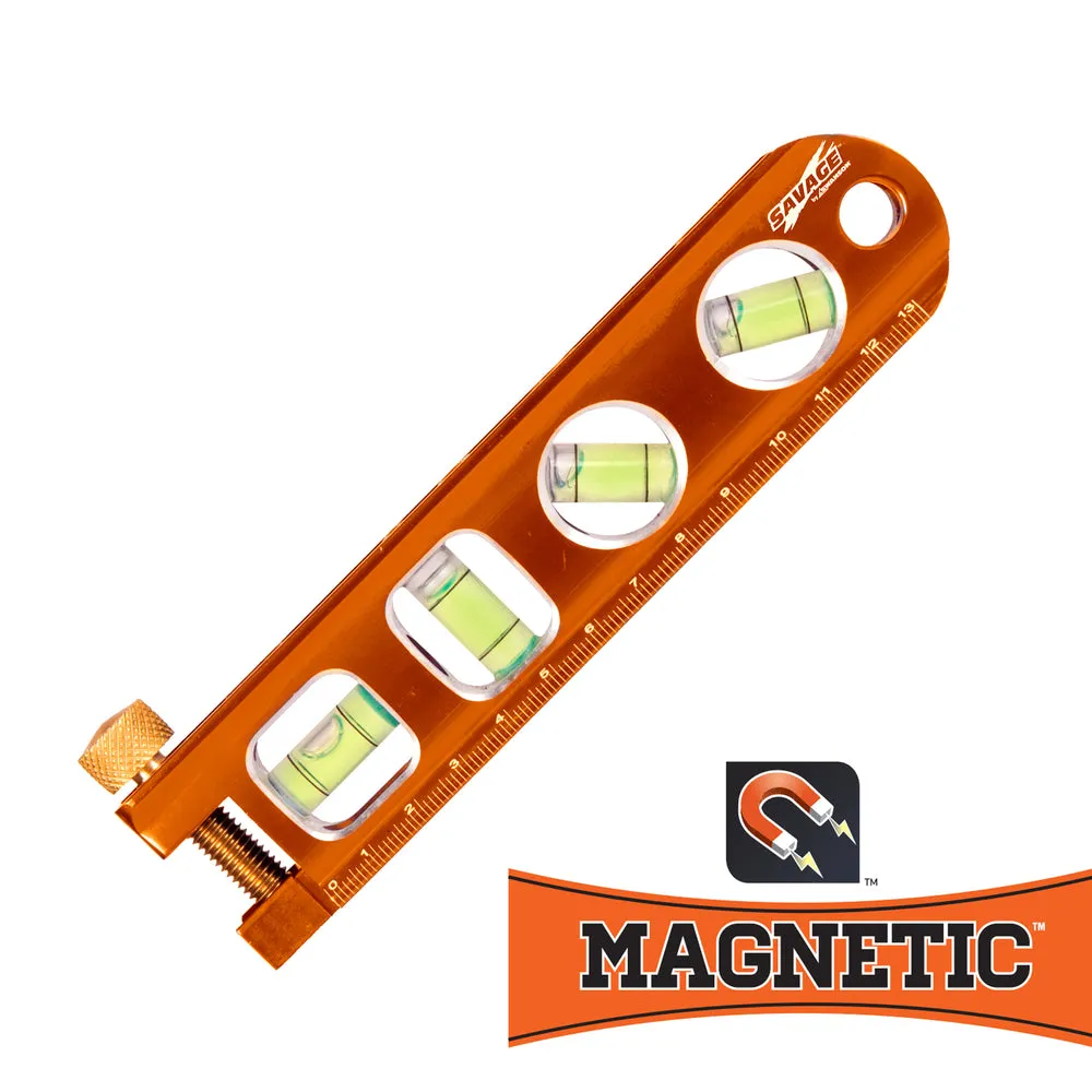 Savage TL041M 6″ Magnetic Aluminum Torpedo Level