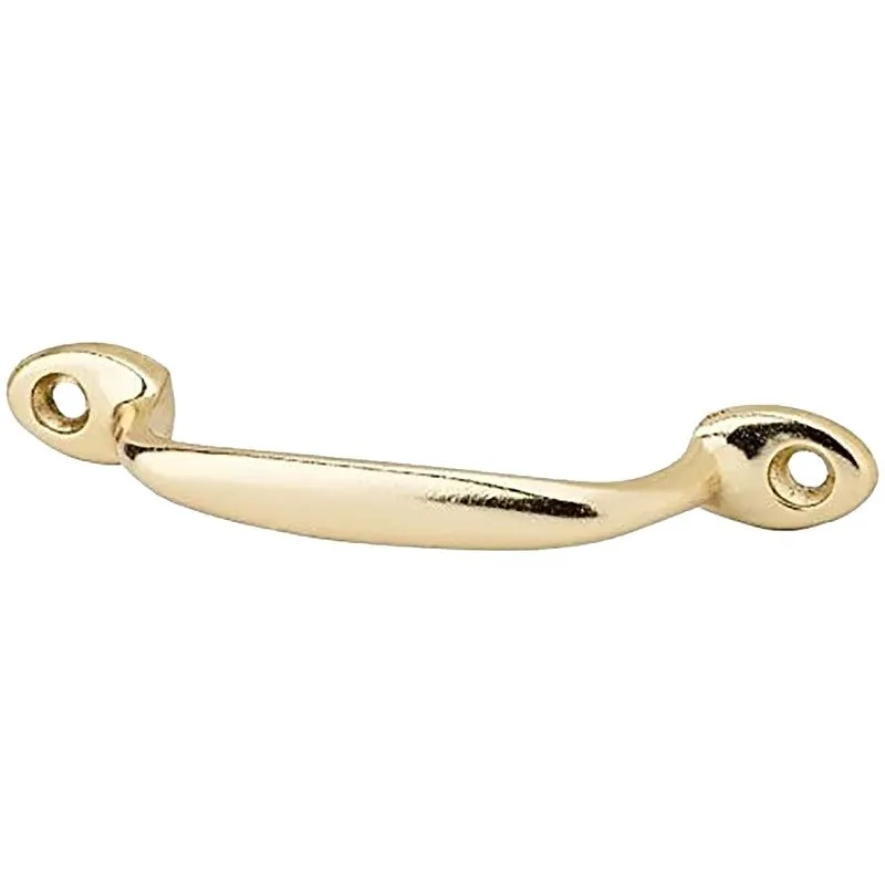 Schlage 25A3 Screen Door Pull, Aluminum, Brass (Pack of 20)
