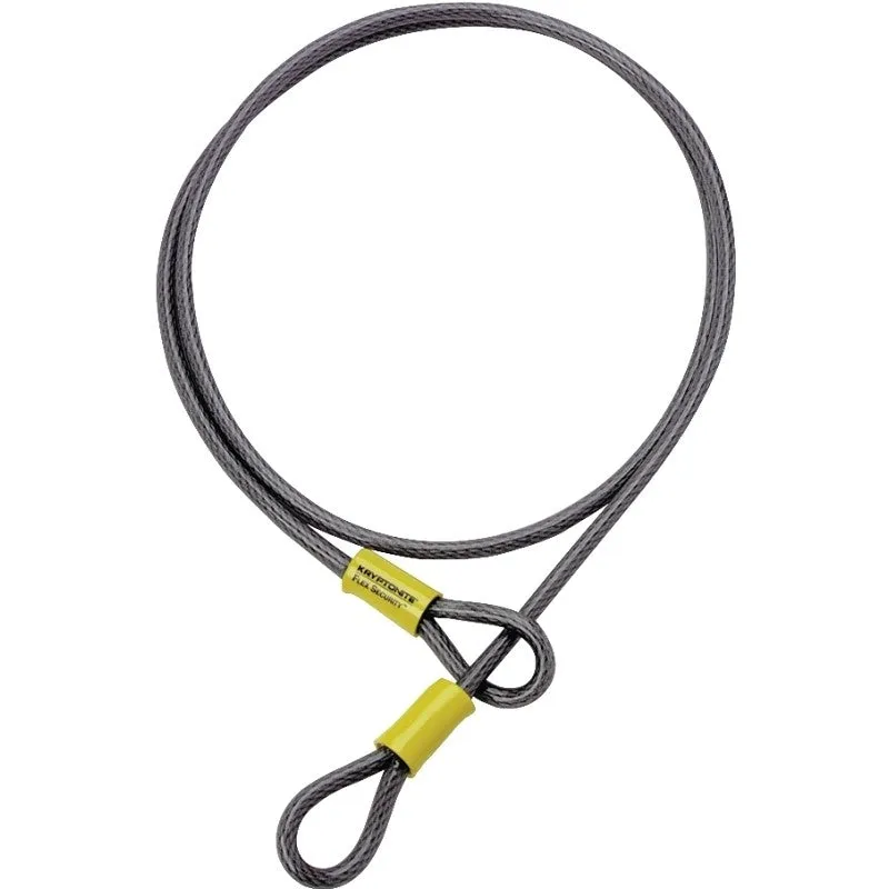 Schlage 820406 Flexible Cable Lock, 3/8 in Dia Shackle, Steel