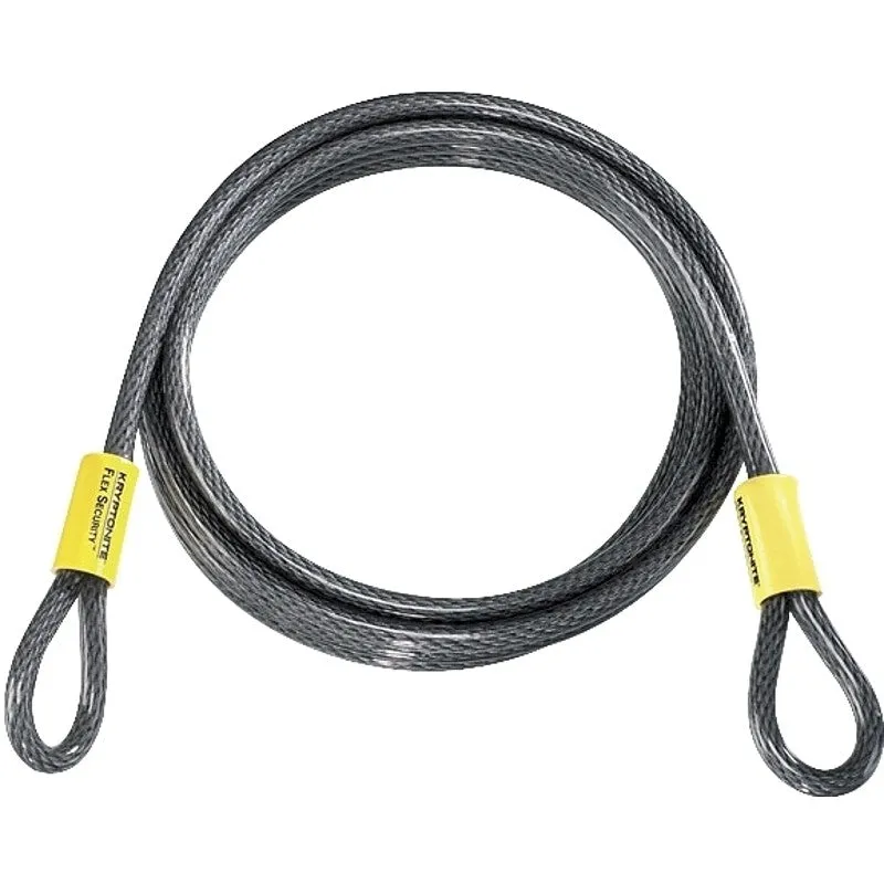 Schlage 999263 Flexible Cable Lock, 3/8 in Dia Shackle, Steel Body
