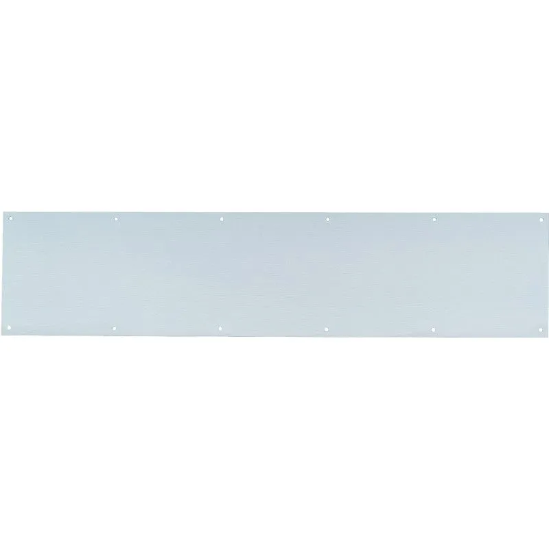 Schlage C8400PA28 8X34 Kick Plate, 34 in L, 8 in W, Aluminum, Anodized