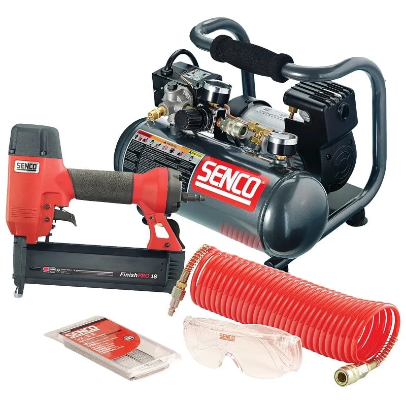 Senco PC0947 Combo Kit, 110 Magazine, 5/8 to 2 in Fastener, 0.7 scfm Air