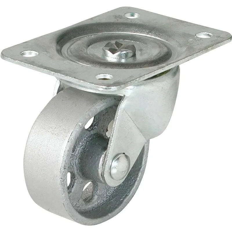 Shepherd Hardware 9780 Swivel Caster, 3 in Dia Wheel, 1-1/4 in W Wheel, Cast Iron Wheel, 250 lb