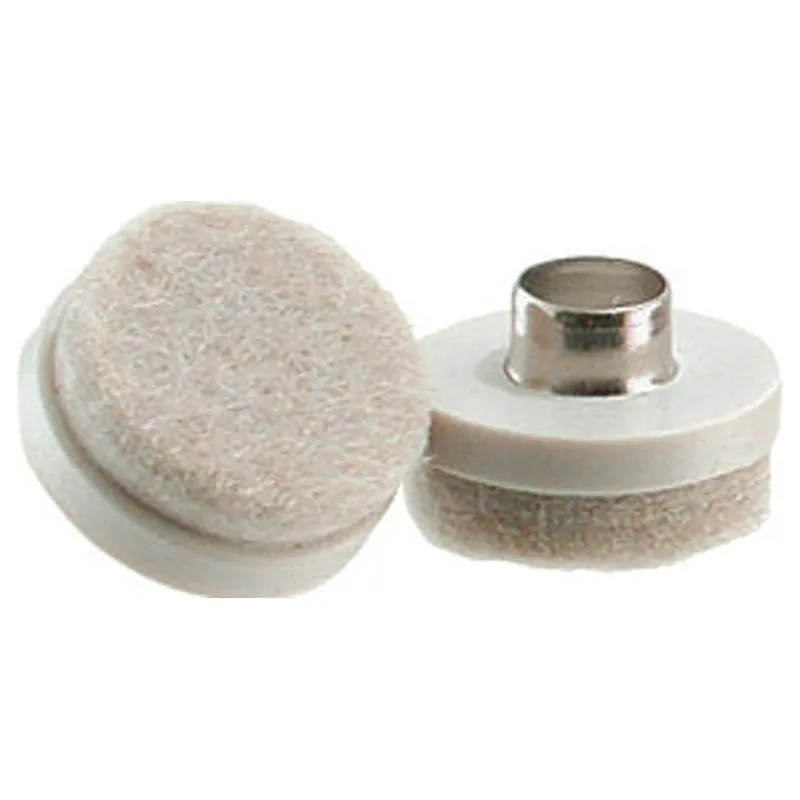 Shepherd Hardware 9934 Furniture Pad, Round, 1 in Dimensions, Felt Cloth, Almond, 6/PK (Pack of 12)