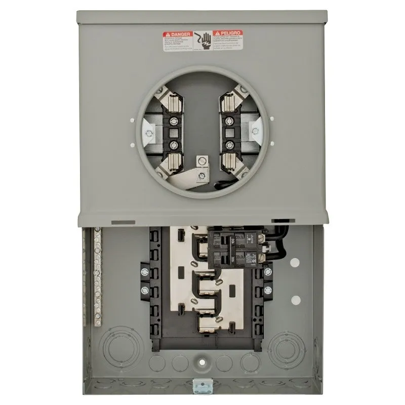 Siemens MC1020B1100S Meter Combination Load Center, 100 A, 10 -Space, 4 -Jaw, 20 -Circuit, NEMA 3R Enclosure