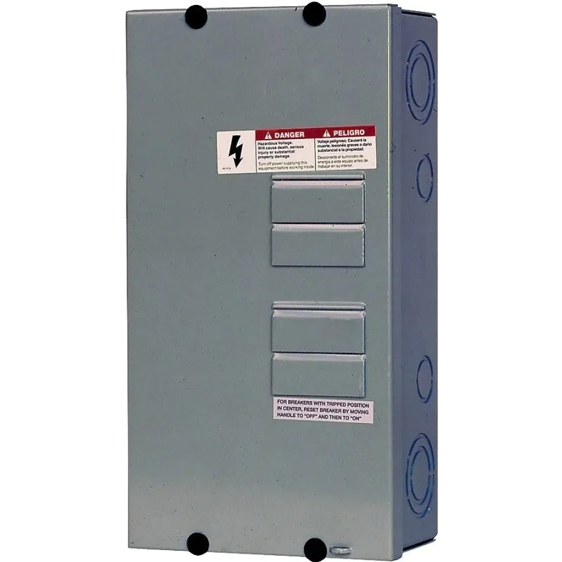 Siemens Murray E E0408ML1125SU Load Center, 125 A, 4 -Space, 8 -Circuit, Main Lug, NEMA 1 Enclosure, Gray