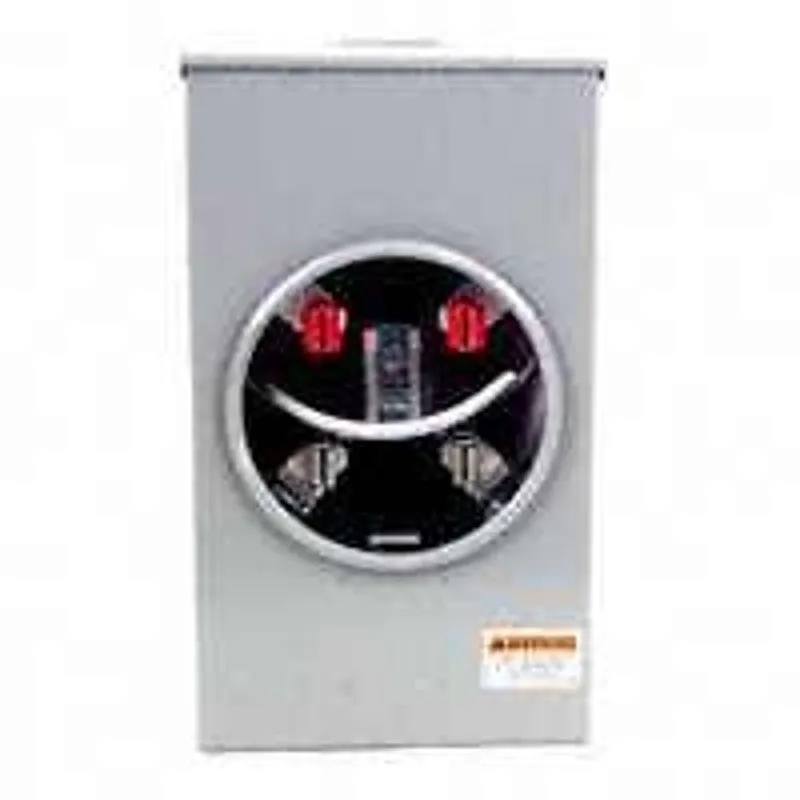 Siemens Murray SS102AX Meter Socket, 1 -Phase, 200 A, 300 V, 4 -Jaw, Overhead Cable Entry, NEMA 3R Enclosure