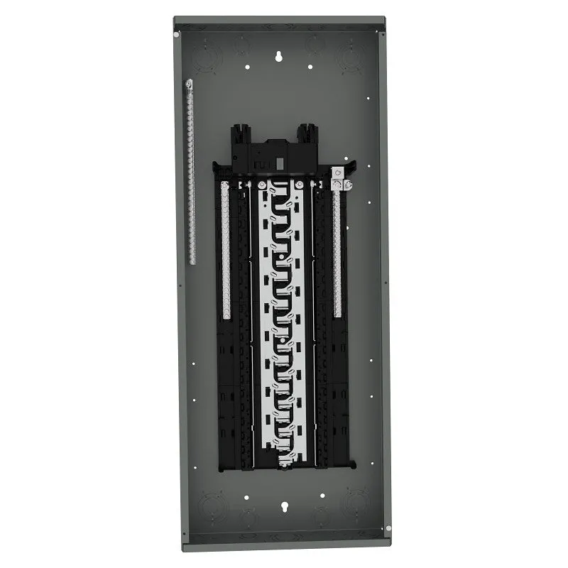 Siemens SN SN4060B1200 Assembled Load Center, 200 A, 40 -Space, 60 -Circuit, Main Breaker, Plug-On Neutral, Gray
