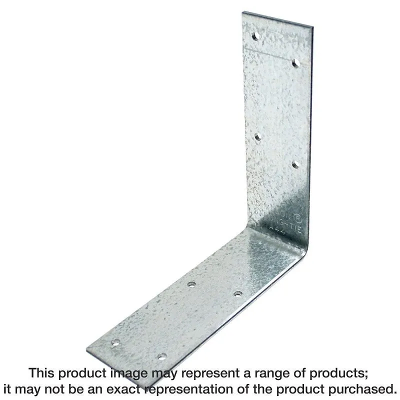 Simpson Strong-Tie A44 Angle, 4-3/8 in W, 4-9/16 in D, 1-1/2 in H, Steel, Galvanized/Zinc (Pack of 25)