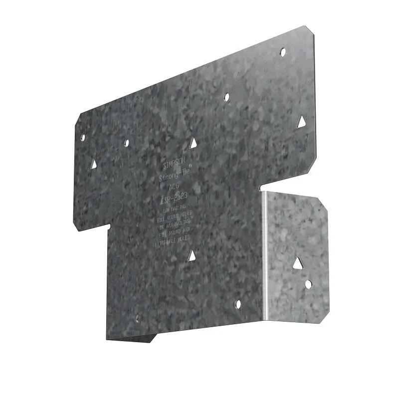 Simpson Strong-Tie AC AC6Z Post Cap, 6 x 6 in Post/Joist, Steel, ZMAX (Pack of 20)