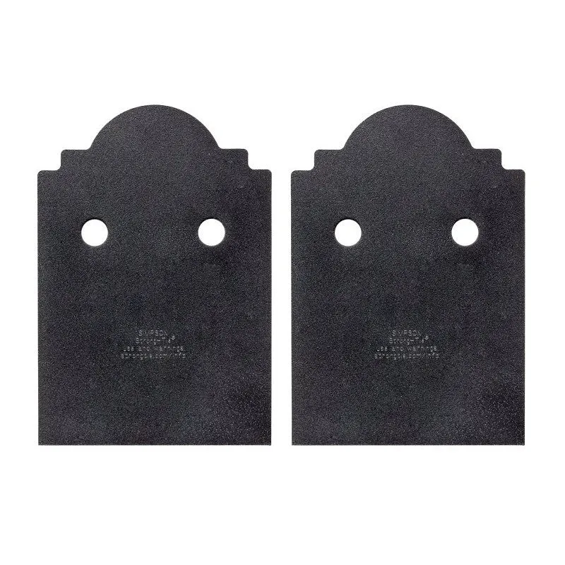 Simpson Strong-Tie APBDSP APB66DSP Decorative Post Base Side Plate, 5 in W, 12 ga Gauge, Steel, Powder-Coated