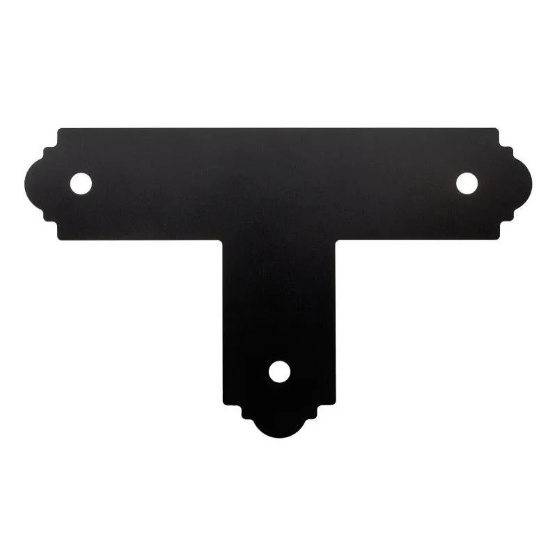Simpson Strong-Tie APT APT4 T-Strap Tie, 12 ga Gauge, Steel, Black, Powder-Coated/ZMAX (Pack of 8)