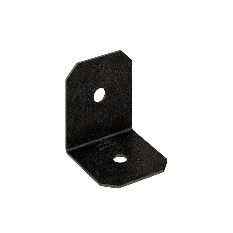 Simpson Strong-Tie Avant APVA4 90 deg Ornamental Angle, 3 to 3-1/4 in W, 3 in D, Steel, Black, Powder-Coated (Pack of 12)