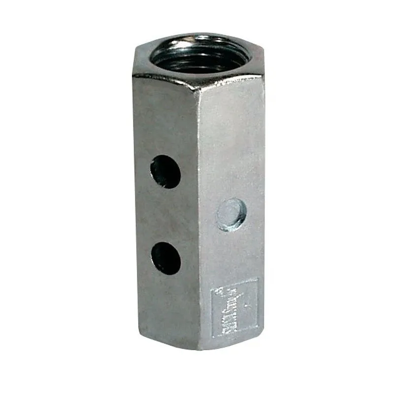 Simpson Strong-Tie CNW CNW3/4 Coupling Nut, 3/4 in Thread, Steel, Zinc (Pack of 20)
