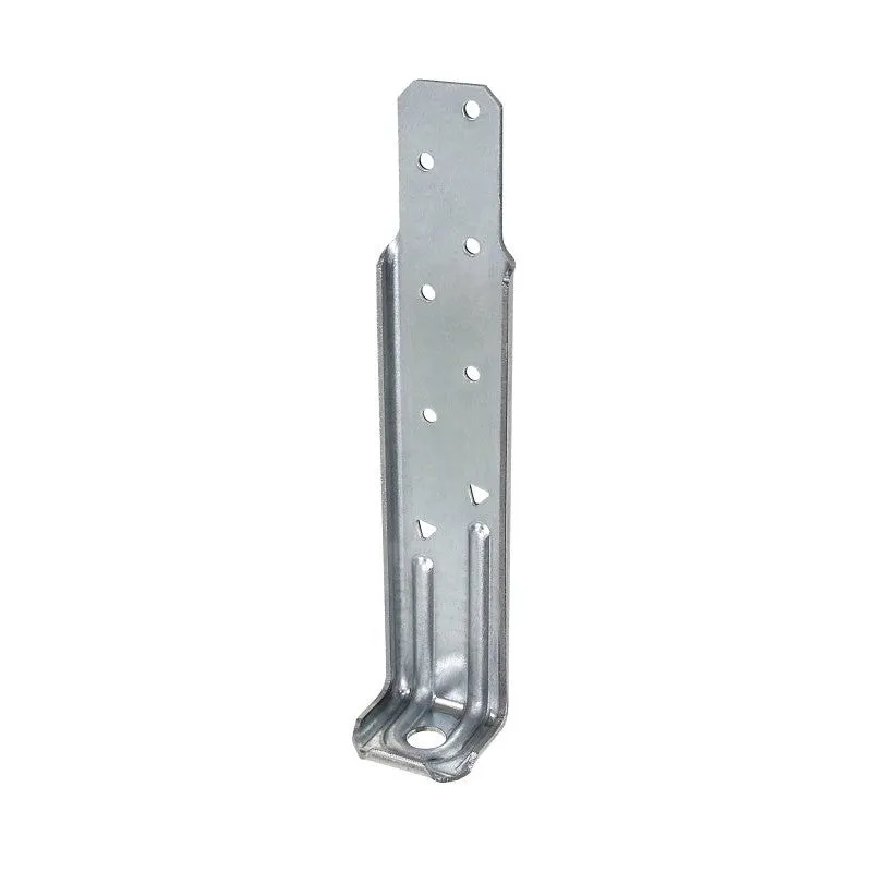 Simpson Strong-Tie DTT DTT1Z Deck Tension Tie, 7-1/8 in L, 1-1/2 in W, Steel, ZMAX, Fastening Method: Nail, Screw (Pack of 40)