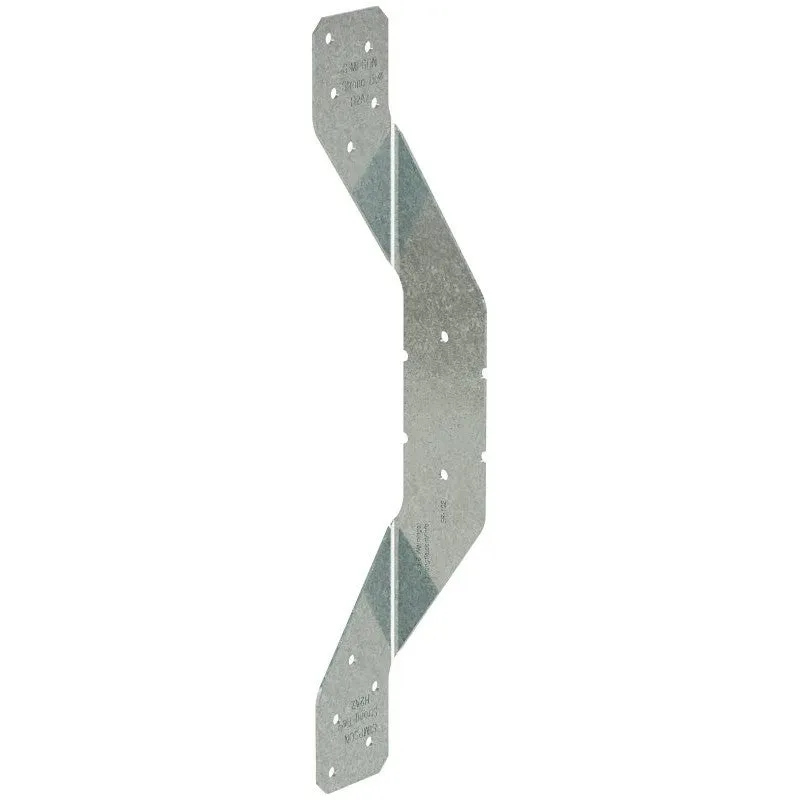 Simpson Strong-Tie H2A H2AZ Hurricane Tie, 10.438 in L, 1.531 in W, Steel, Galvanized (Pack of 100)