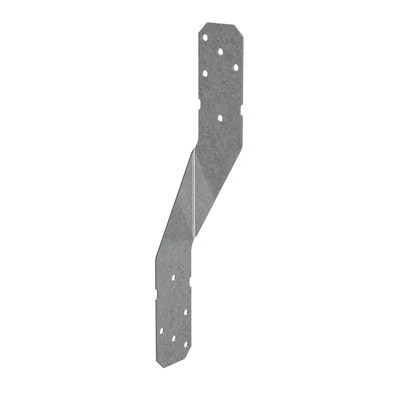 Simpson Strong-Tie H8 H8Z Hurricane Tie, 8 in L, 1-1/4 in W, Steel, ZMAX, Fastening Method: Nail (Pack of 100)