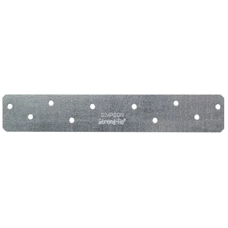 Simpson Strong-Tie HRS HRS8 Strap Tie, 8 in L, 1-3/8 in W, Steel, Galvanized, Fastening Method: Nail (Pack of 25)