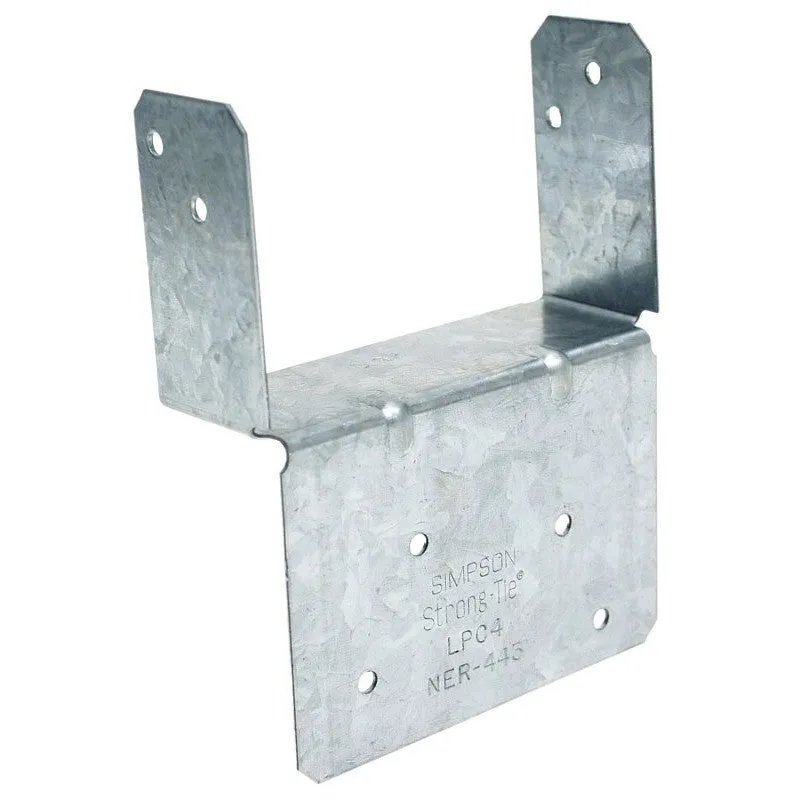 Simpson Strong-Tie LPC LPC4Z Light Post Cap, 4 x 4 in Post/Joist, Steel, ZMAX (Pack of 40)