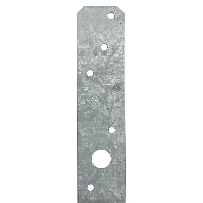 Simpson Strong-Tie LSTA LSTA24 Light Strap Tie, 24 in L, 1-1/4 in W, Steel, Galvanized, Fastening Method: Nail (Pack of 50)