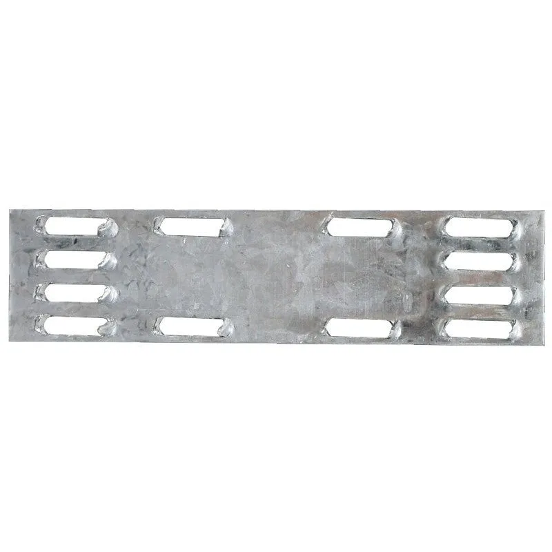 Simpson Strong-Tie MP MP14 Mending Plate, 4 in L, 1 in W, 20 ga Gauge, Steel, Galvanized (Pack of 100)