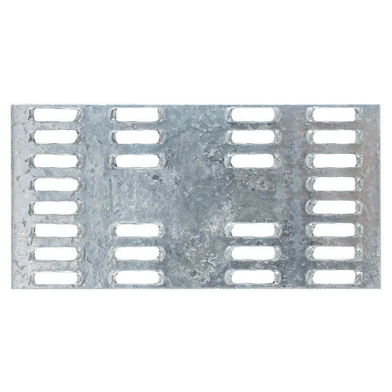 Simpson Strong-Tie MP MP24 Mending Plate, 4 in L, 2 in W, 20 ga Gauge, Steel, Galvanized (Pack of 100)