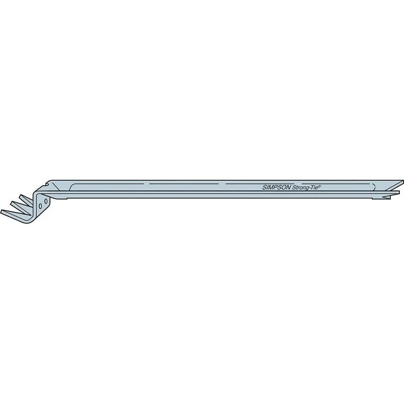 Simpson Strong-Tie NCA NCA2X12-16 Nailless Compression Bridging, 12 in L, 2 in W, 2 x 12 in Post/Joist, Steel (Pack of 100)