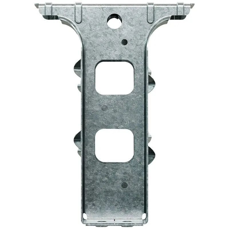 Simpson Strong-Tie PF Series PFD26B Post Frame Saddle Hanger, 5-3/8 in H, 1-1/4 in D, 1-9/16 in W, 2 x 6 in, Steel, 1/PK (Pack of 25)