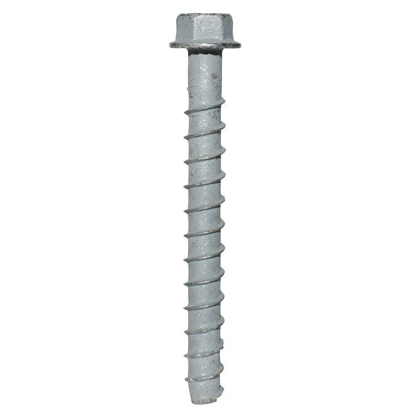 Simpson Strong-Tie Titen HD THD37400HF1 Heavy-Duty Screw Anchor, 3/8 in Dia, 4 in L, Carbon Steel, Zinc (Pack of 30)