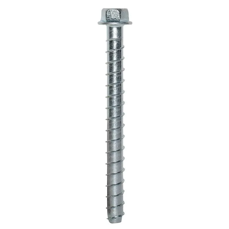 Simpson Strong-Tie Titen HD THD50500HF1 Heavy-Duty Screw Anchor, 1/2 in Dia, 5 in L, Carbon Steel, Zinc (Pack of 15)