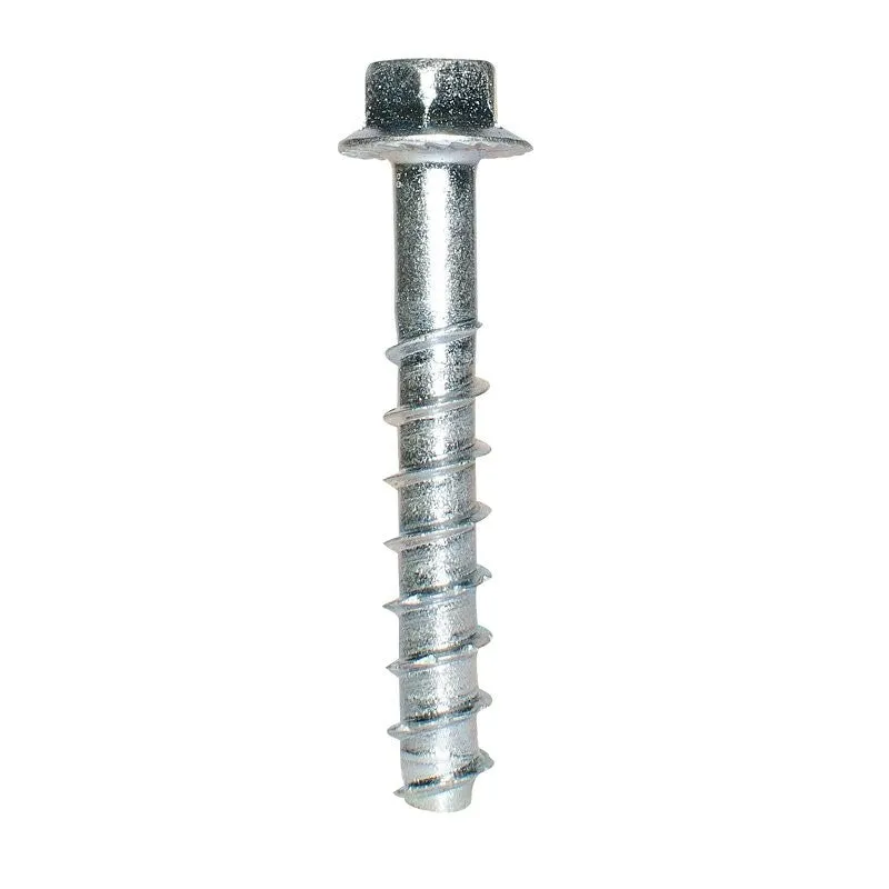 Simpson Strong-Tie Titen HD THDB25178HF1 Heavy-Duty Screw Anchor, 1/4 in Dia, 1-7/8 in L, Carbon Steel, Zinc (Pack of 50)