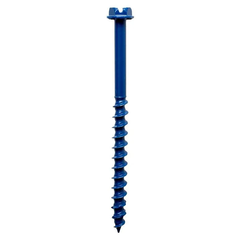 Simpson Strong-Tie Titen Turbo TNT18234HC25 Screw Anchor, Carbon Steel, Ceramic-Coated/Zinc, 3/16 in Dia, 2-3/4 in L