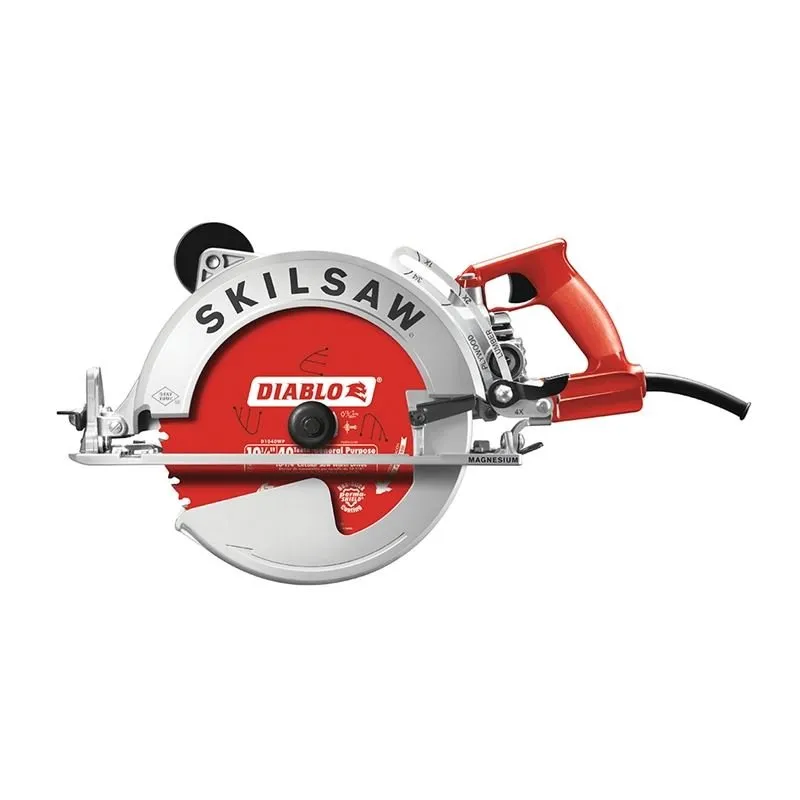 Skil | SPT70WM-22 10-1/4″ Magnesium SKILSAW Worm Drive with Diablo Carbide Blade