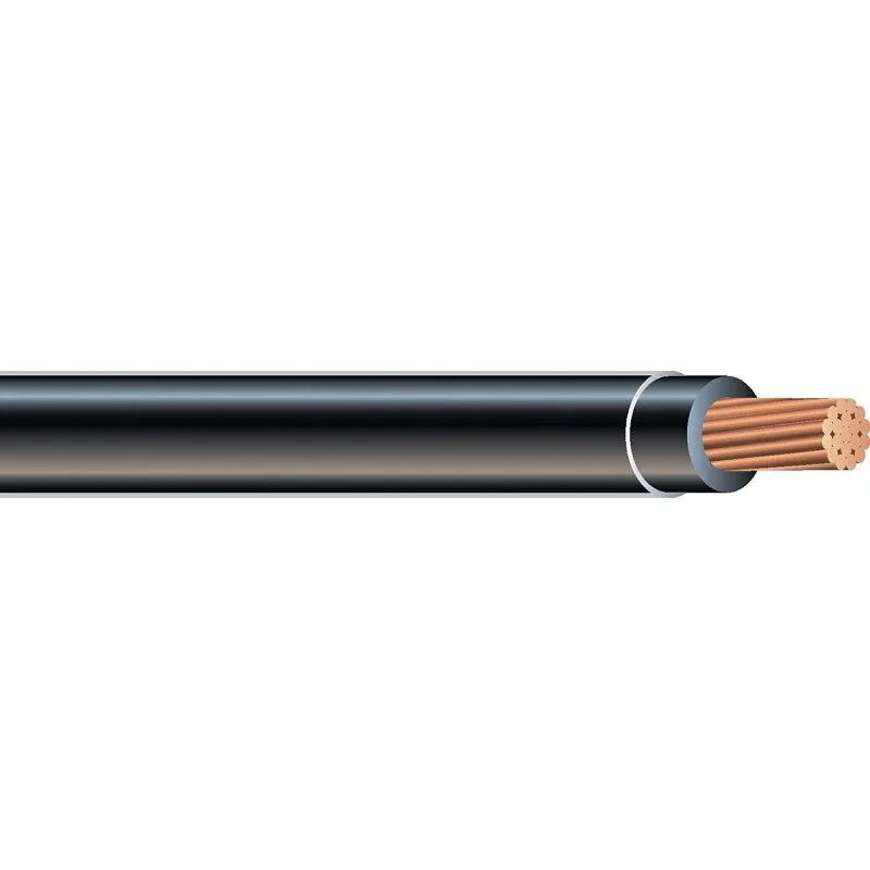 Southwire 22973236 Series Building Wire, Black Sheath, 10 AWG Wire, 50 ft L, Copper Conductor, PVC Insulation