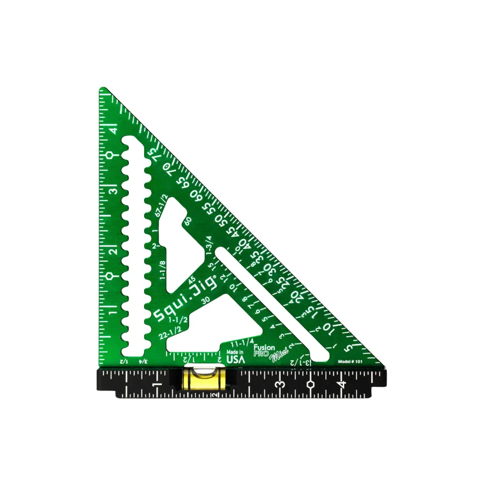 SquiJig Fusion 4.5″ Mini Pro Rafter Square – Green