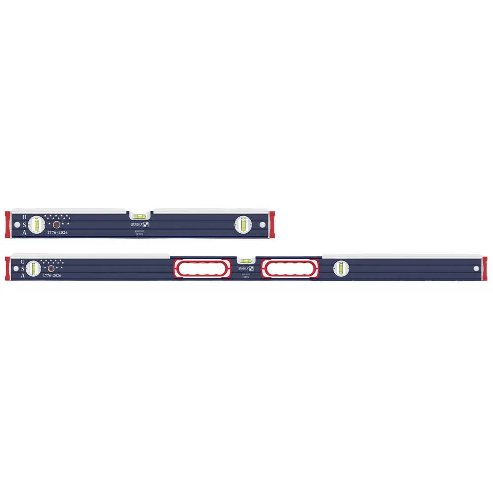 Stabila 36250 Patriot Series Type 196-2 K 48″ Mason’s Level Set