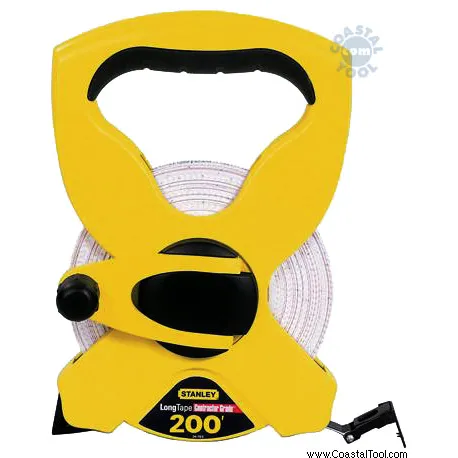 Stanley 34-793 200′ Open Reel Fiberglass Long Tape Rule