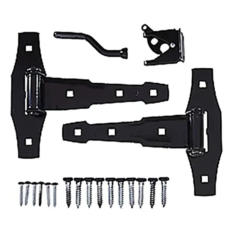 Stanley Hardware V1299 Series S827-626 Ornamental Gate Kit, Steel, Black, For: Doors, Gates