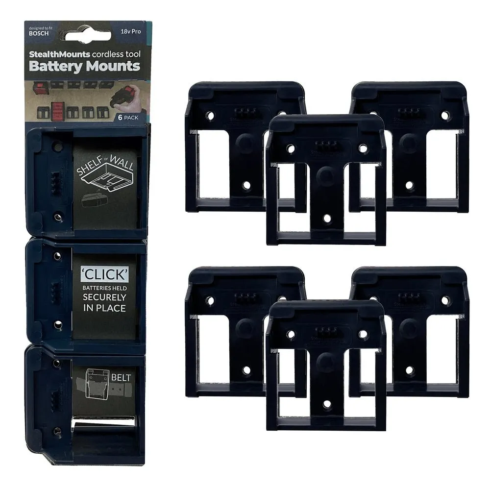 StealthMount – BM-BO18-5-6 – Battery Mount Bosch 18V