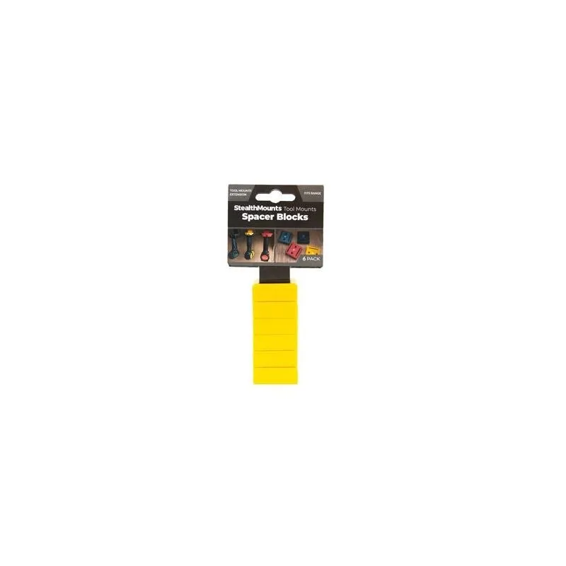 StealthMount – TMSPACE-YLW-6 Tool Mount Universal Spacer Yellow