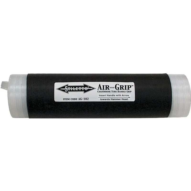 Stiletto AG-102 Handle Grip Wrap Tube, Rubber, Black