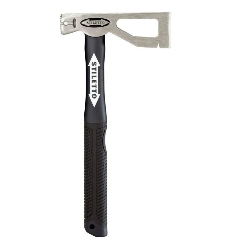 Stiletto | LATHAXE-10-F 10 Oz. Titanium Lather’s Hatchet / 13.5″ Fiberglass handle