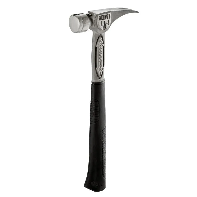 Stiletto TBM14RSS TIBONE Mini 14oz Titanium Framing Hammer – Smooth/Straight
