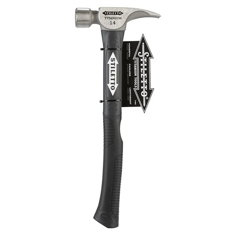 Stiletto TI14SC-F 14 OZ. TITANIUM SMOOTH FACE / 16″ HYBRID FIBERGLASS HANDLE