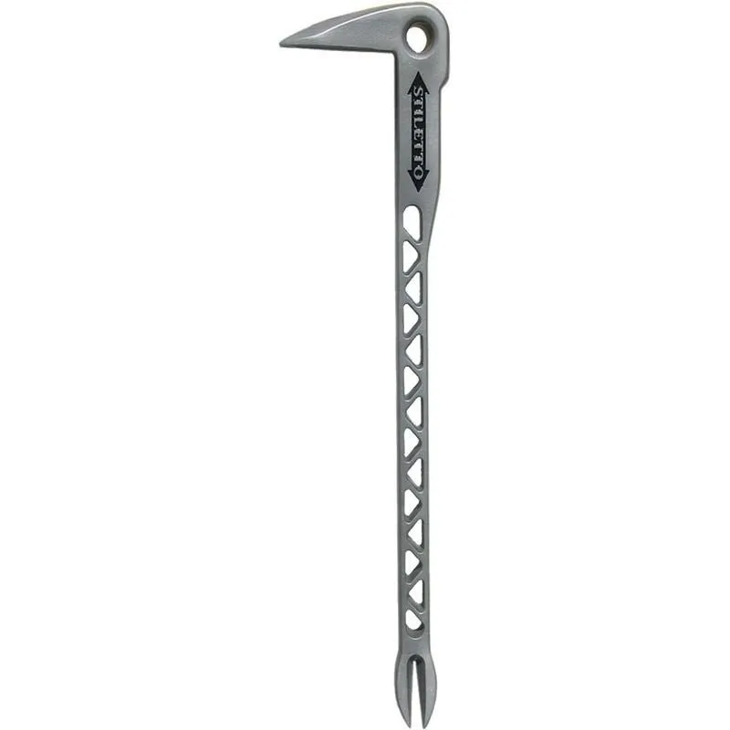 Stiletto | TICLW 12 12″ Titanium “ClawBar” Nail Puller w/ Dimpler TICLW 12
