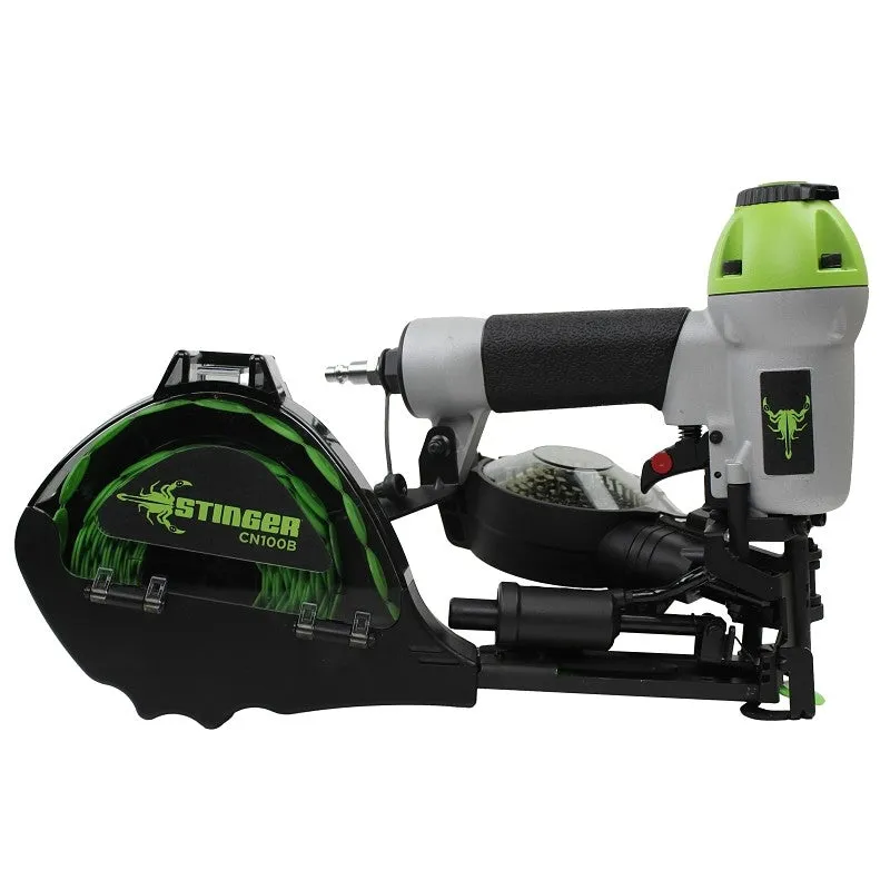 Stinger 0136252 Cap Nailer, 0.083 in W Crown, 1 in L Leg, 200 Magazine, 79.9 scfm Air