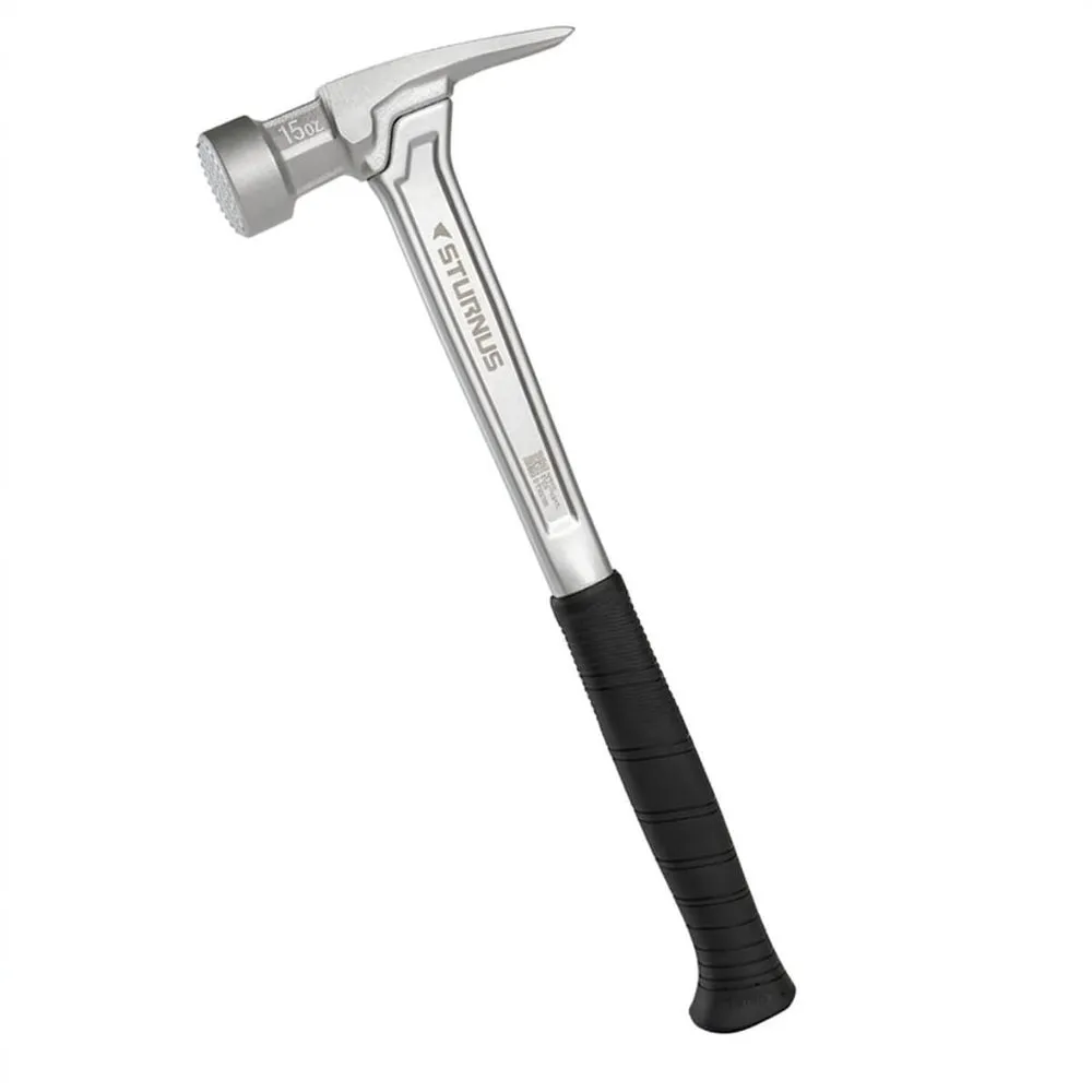 Sturnus Silver Velocity Rip Claw Hammer – 15oz, Long Handle, Milled Face