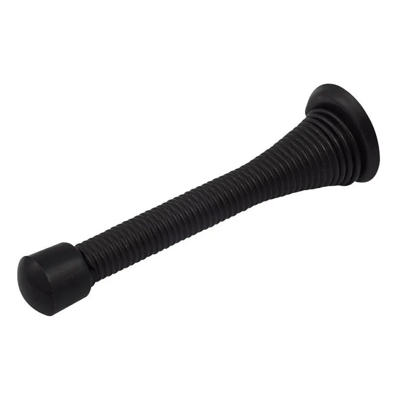 Sure-Loc DS3 FBL Spring Door Stop, Steel, Flat Black (Pack of 50)