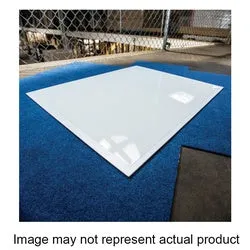 Surface Shields STEP N PEEL DGRC Clean Mat, 30 in L, 24 in W, 2 mil Thick, Polyethylene, White (Pack of 4)